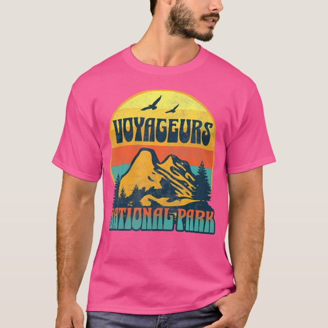 Camiseta Parque nacional Voyageurs Parque nacional Minnesot (Anverso)