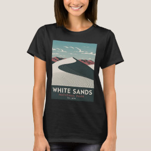 Camiseta Parque Nacional White Sands Campamento Vintage Sen