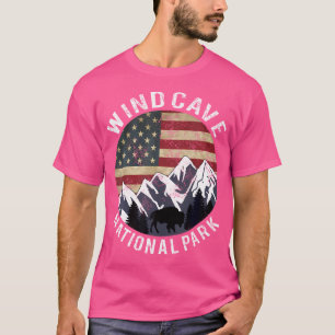 Camiseta Parque Nacional Wind Cave Camping Dakota del Sur
