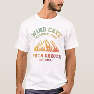 Camiseta Parque nacional Wind Cave South Dakota al aire lib