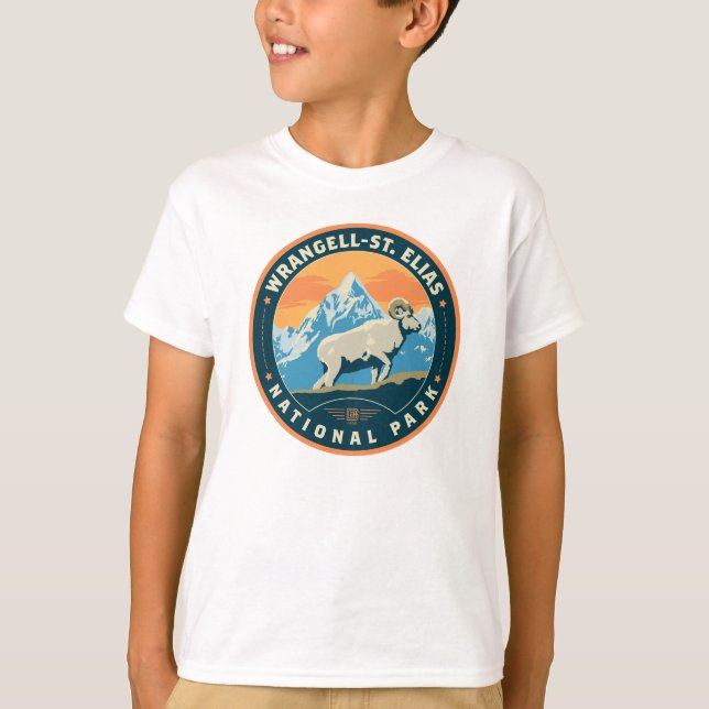 Camiseta Parque nacional Wrangell-St Elias (Anverso)