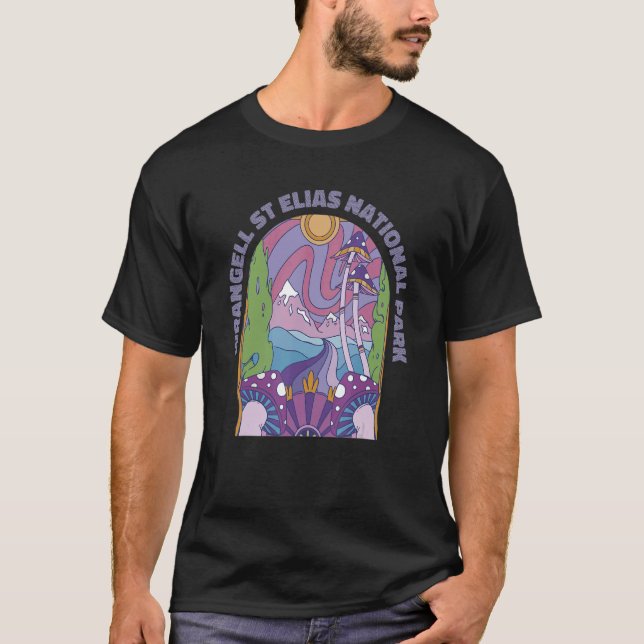 Camiseta Parque nacional Wrangell St Elias (Anverso)