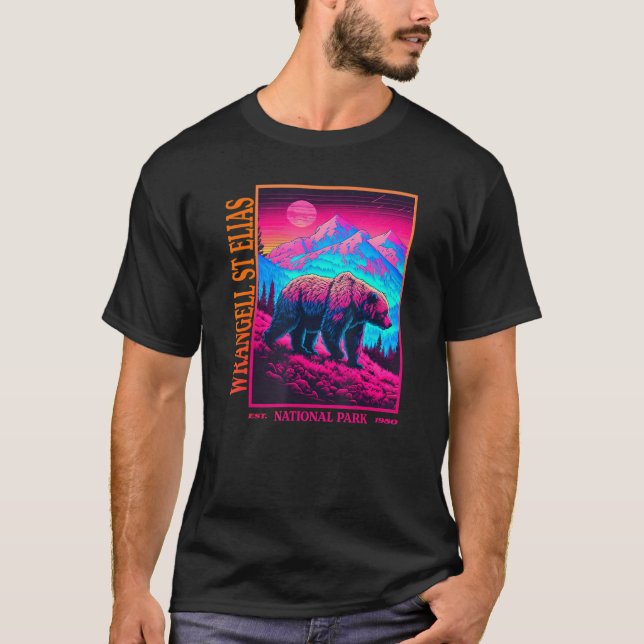 Camiseta Parque nacional WRANGELL ST ELIAS (Anverso)