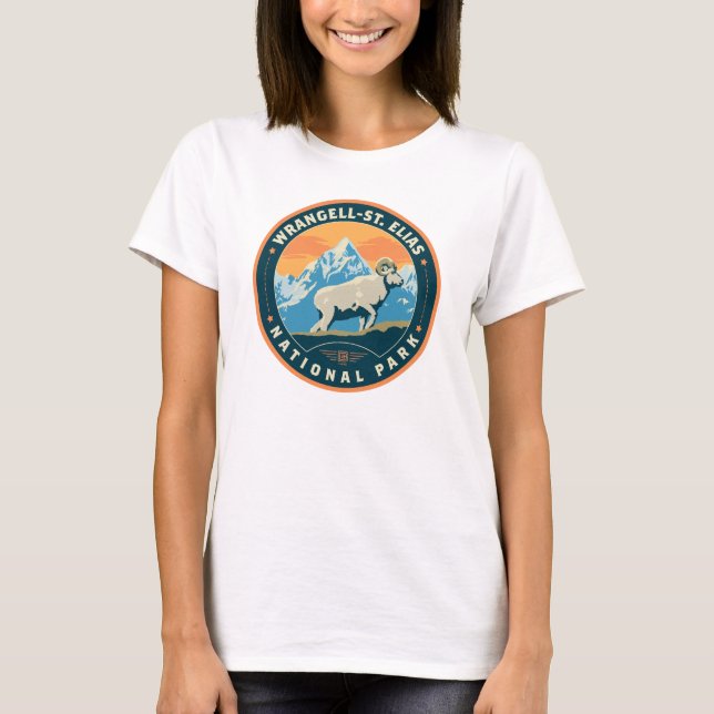Camiseta Parque nacional Wrangell-St Elias (Anverso)
