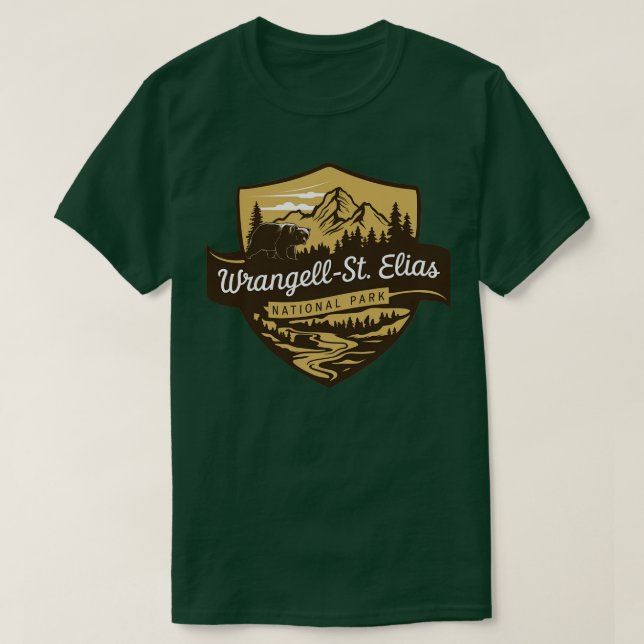 Camiseta Parque nacional Wrangell St Elias Bear TShirt (Diseño del anverso)