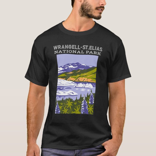 Camiseta Parque nacional Wrangell St Elias Camping Alaska H (Anverso)