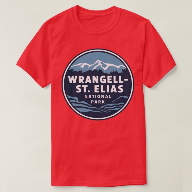 Camiseta Parque nacional Wrangell St Elias TShirt (Diseño del anverso)