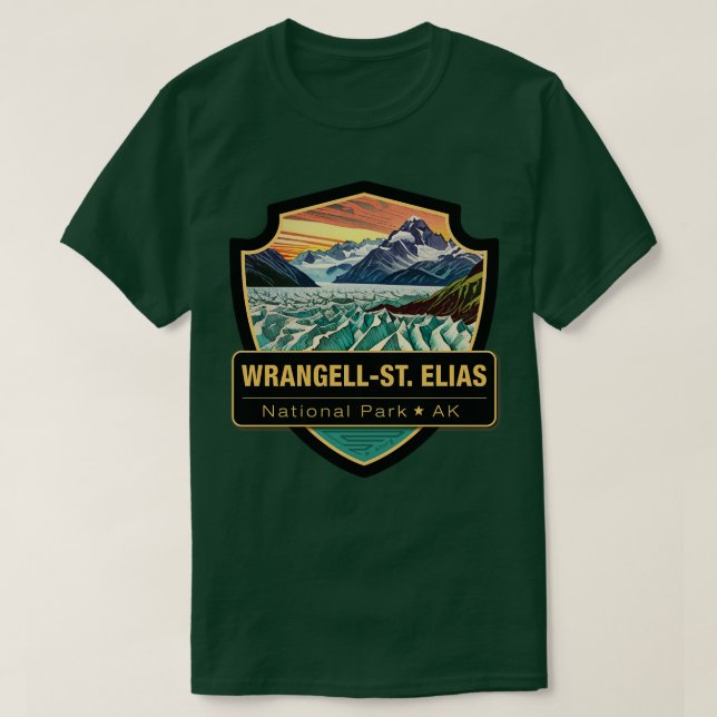 Camiseta Parque nacional WrangellSt Elias TShirt (Diseño del anverso)