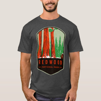 Camiseta Parque nacional y estatal Redwood