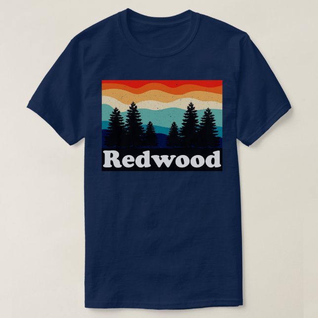 Camiseta Parque nacional y estatal Redwood California (Diseño del anverso)