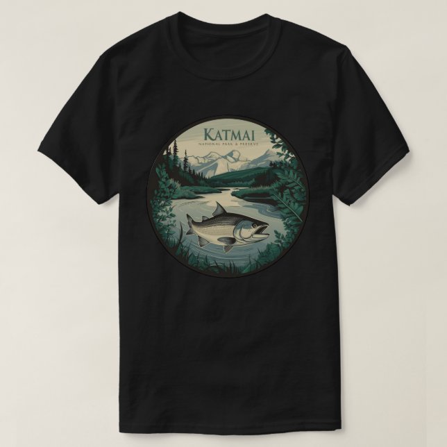 Camiseta Parque Nacional y Reserva Katmai (Diseño del anverso)
