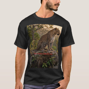 Camiseta Parque Nacional Yala Sri Lanka Leopardo Arte de Ma