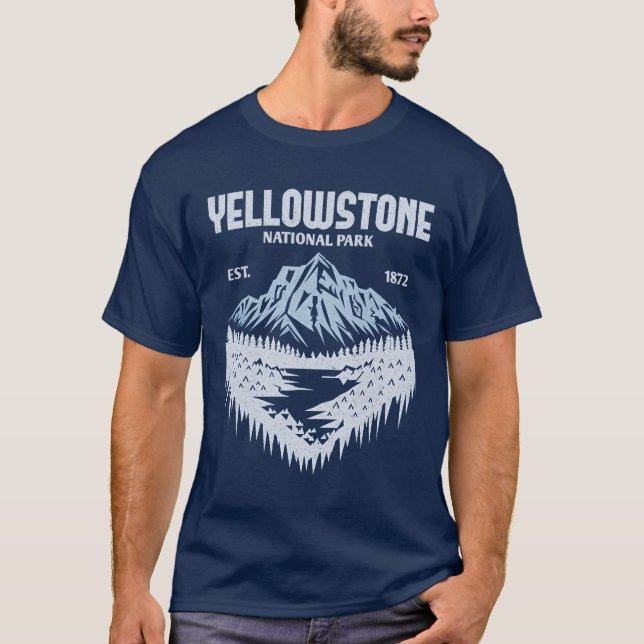 Camiseta Parque nacional Yellowstone (Anverso)