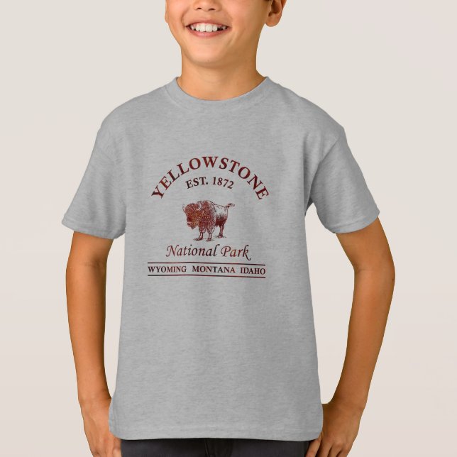 Camiseta Parque nacional Yellowstone (Anverso)