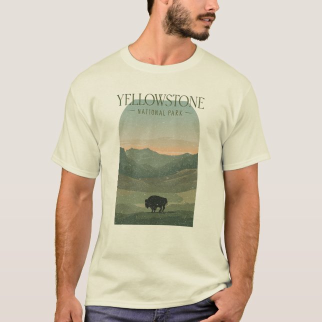 Camiseta Parque nacional Yellowstone (Anverso)