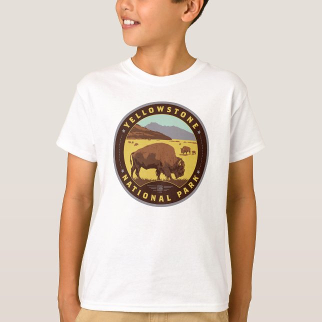 Camiseta Parque nacional Yellowstone (Anverso)