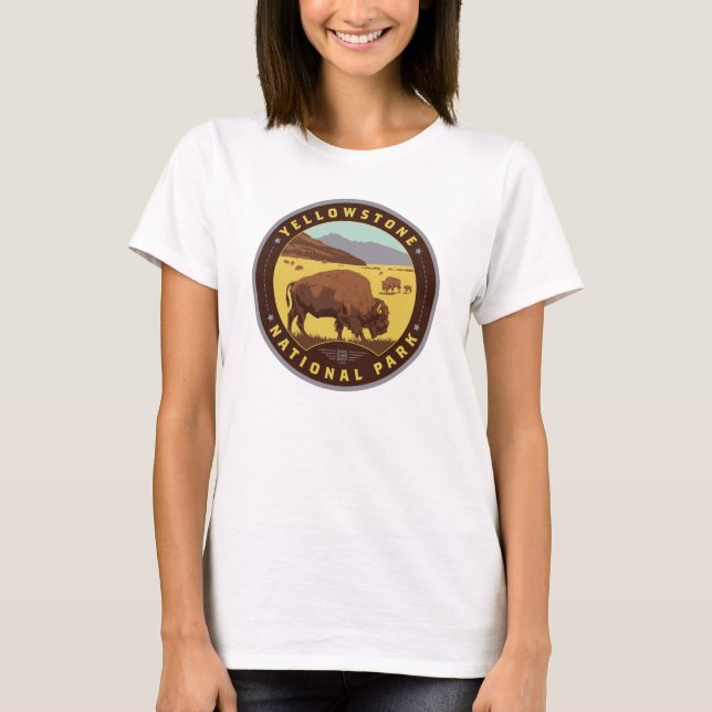 Camiseta Parque nacional Yellowstone (Anverso)
