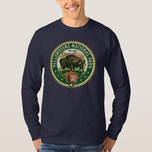 Camiseta Parque nacional Yellowstone (Anverso)
