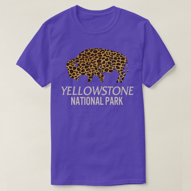 Camiseta Parque nacional Yellowstone (Diseño del anverso)