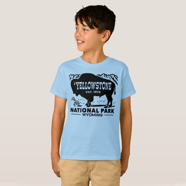 Camiseta Parque nacional Yellowstone (Anverso completo)