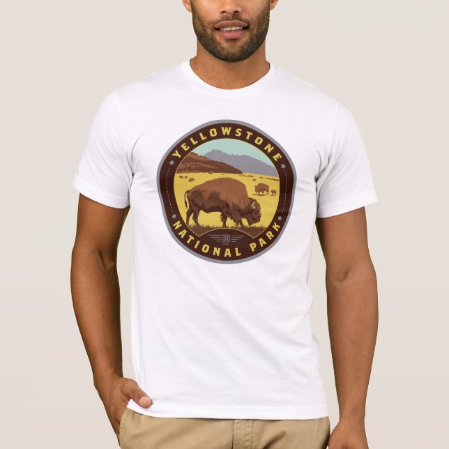 Camiseta Parque nacional Yellowstone (Anverso)