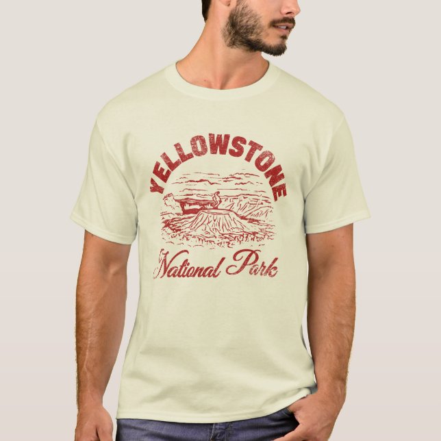 Camiseta Parque nacional Yellowstone (Anverso)