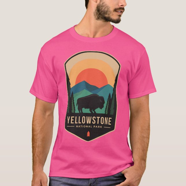 Camiseta Parque nacional Yellowstone (Anverso)
