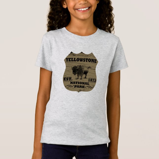 Camiseta Parque nacional Yellowstone (Anverso)