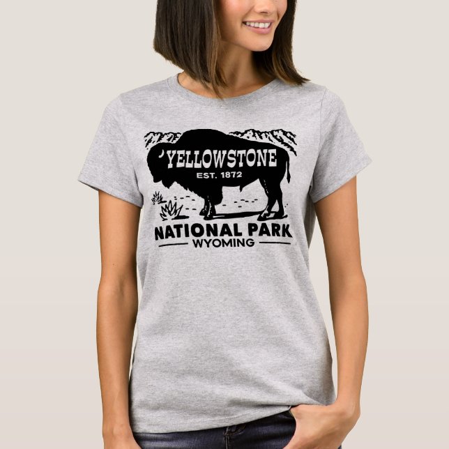 Camiseta Parque nacional Yellowstone (Anverso)