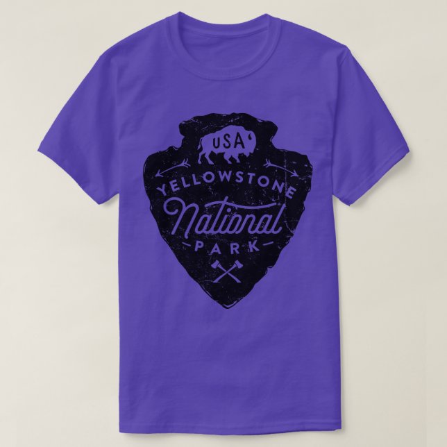 Camiseta Parque nacional Yellowstone 1 (Diseño del anverso)