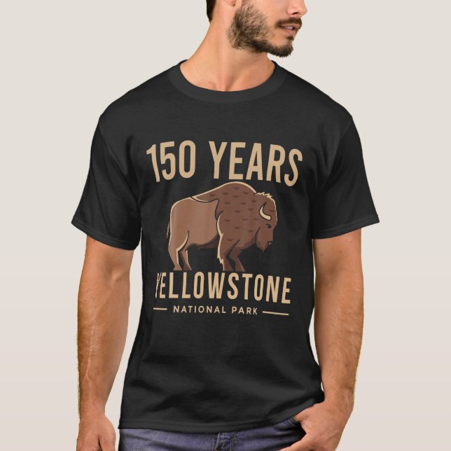 Camiseta Parque nacional Yellowstone 150 años (Anverso)