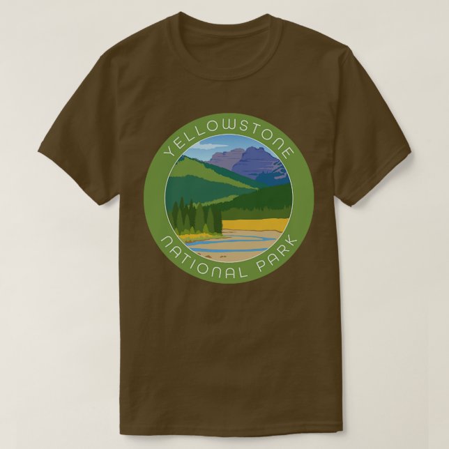 Camiseta Parque nacional Yellowstone 5 (Diseño del anverso)