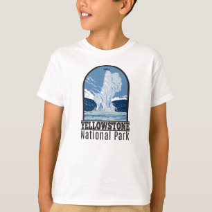 Camiseta Parque nacional Yellowstone Antigua cosecha fiel