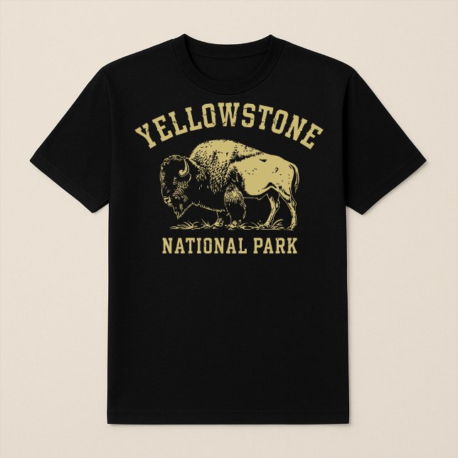 Camiseta Parque nacional Yellowstone Bison (Subido por el creador)