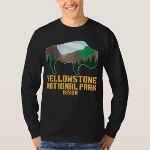Camiseta Parque nacional Yellowstone Bison Usa Park