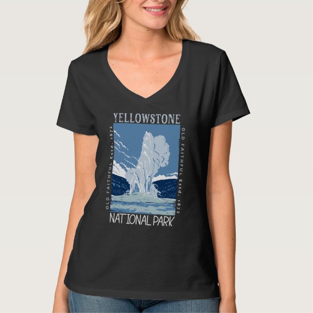 Camiseta Parque nacional Yellowstone Dolor de los antiguos  (Anverso)