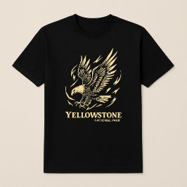Camiseta Parque nacional Yellowstone Eagle Vintage
