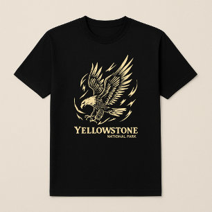 Camiseta Parque nacional Yellowstone Eagle Vintage
