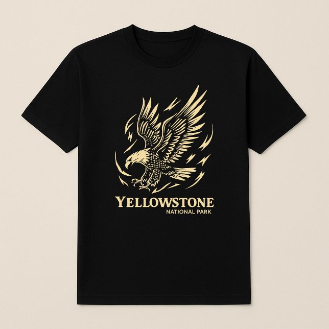 Camiseta Parque nacional Yellowstone Eagle Vintage (Subido por el creador)