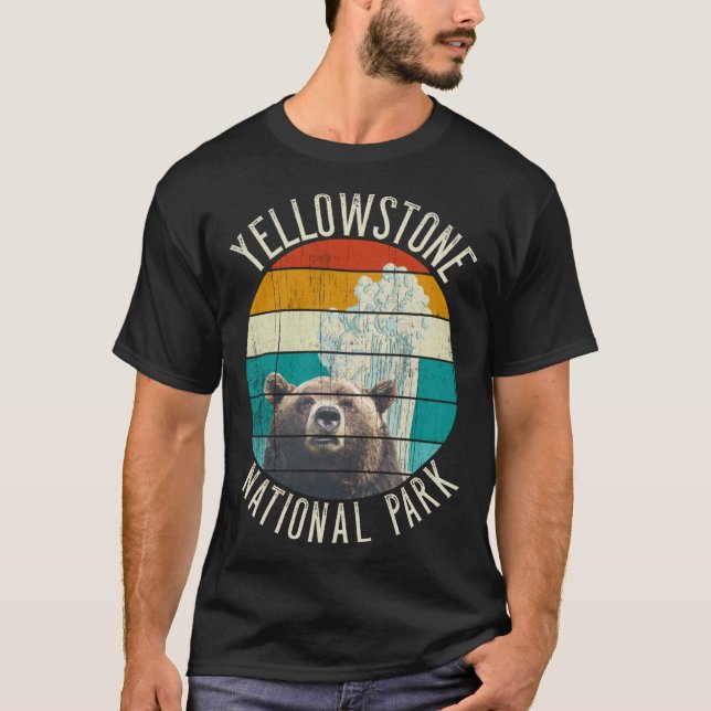 Camiseta Parque nacional Yellowstone Equipo Grizzly Bear Ge (Anverso)