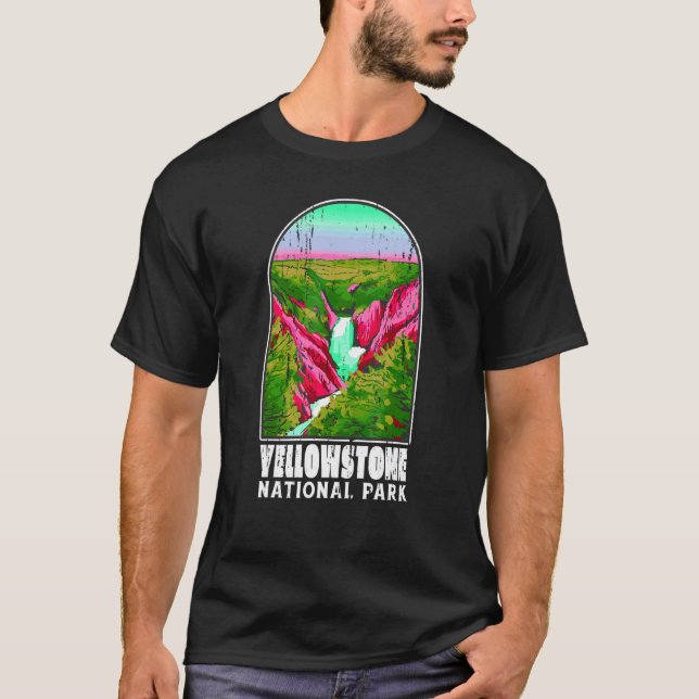 Camiseta Parque nacional Yellowstone Estados Unidos Hombres (Anverso)