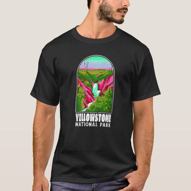 Camiseta Parque nacional Yellowstone Estados Unidos Hombres (Anverso)