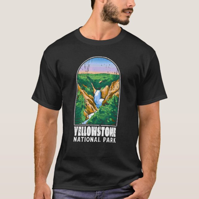Camiseta Parque nacional Yellowstone Estados Unidos Hombres (Anverso)