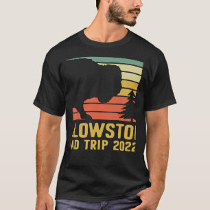Camiseta Parque nacional Yellowstone Familia Viaje por carr
