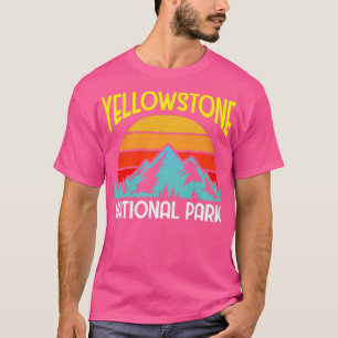 Camiseta Parque nacional Yellowstone Funny Sunset Camping G