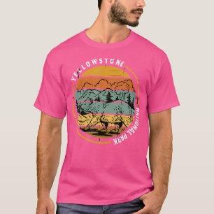 Camiseta Parque nacional Yellowstone Grizzly Bear Wyoming H