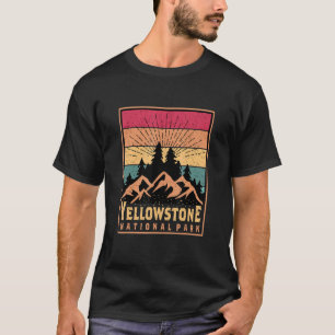 Camiseta Parque nacional Yellowstone Hike Wyoming Mountain