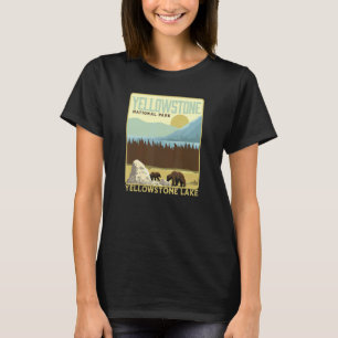 Camiseta Parque Nacional Yellowstone Lago Yellowstone & Oso