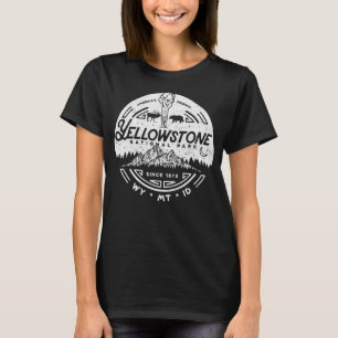 Camiseta Parque nacional Yellowstone Minimalista Retro Seol