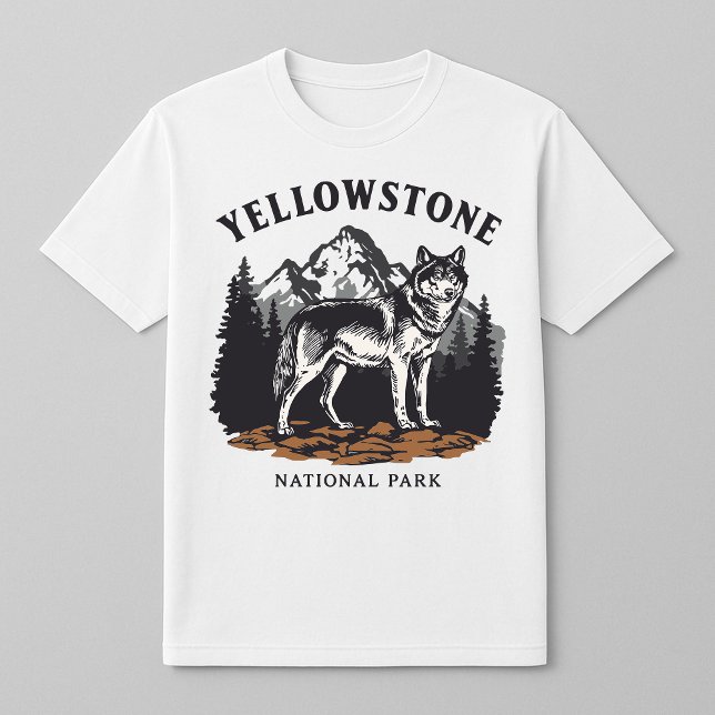 Camiseta Parque nacional Yellowstone Montañas Wolf (Subido por el creador)